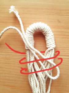 ハンギング　編み方