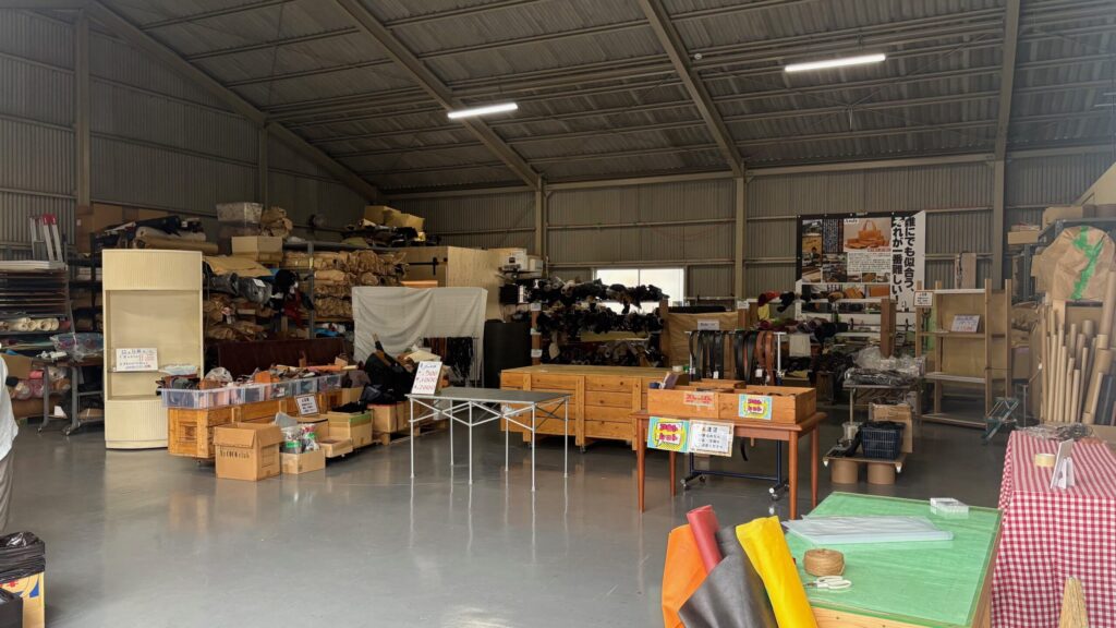 クリスマスマルシェの出店の様子